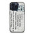 LILO AND STITCH QUOTES Disney iPhone 15 Pro Max Case