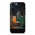 MIAMI HURRICANES UM 3 iPhone 15 Pro Max Case