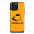 PORSCHE CAR YELLOW iPhone 15 Pro Max Case
