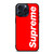 SUPREME RED LOGO iPhone 15 Pro Max Case