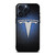 TESLA LOGO BLUE LIGHT iPhone 15 Pro Max Case