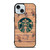 COFFEESHOP STARBUCK WOODEN LOGO iPhone 15  Case Cover