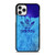 ADIDAS LOGO BLUE LIQUID iPhone 11 Pro Case