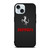 FERRARI LOGO RED CARBON iPhone 15  Case Cover