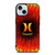HURLEY ORANGE BLACK LOGO iPhone 15  Case Cover