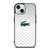 LACOSTE SILVER PATTERN iPhone 15  Case Cover