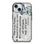 LILO AND STITCH QUOTES Disney iPhone 15  Case Cover