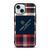 TOMMY HILFIGER RED BLACK PATTERN iPhone 15  Case Cover