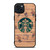 COFFEESHOP STARBUCK WOODEN LOGO iPhone 15 Plus Case