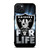LAS VEGAS RAIDERS FOOTBALL LOGO iPhone 15 Plus Case