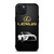 LEXUS WHITE CAR GOLD LOGO iPhone 15 Plus Case