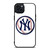 NEW YORK YANKEES BALL LOGO iPhone 15 Plus Case