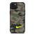 NIKE LOGO CAMO ARMY iPhone 15 Plus Case