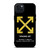 OFF WHITE YELLOW LOGO X APPLE iPhone 15 Plus Case