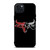 OUTLAW LOGO RED SILVER METAL iPhone 15 Plus Case