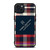 TOMMY HILFIGER RED BLACK PATTERN iPhone 15 Plus Case