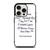 FRIENDS QUOTE GOODBYE iPhone 15 Pro Case