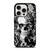 SKULL ON BLACK LACE iPhone 15 Pro Case SKULL ON BLACK LACE iPhone 15 Pro Case