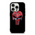 THE PUNISHER SKULL RED BLUE ARTWORK iPhone 15 Pro Case