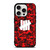 UNDEFEATED BAPE CAMO RED iPhone 15 Pro Case