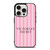 VICTORIA'S SECRET LOGO PINK STRIPE iPhone 15 Pro Case