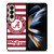 ALABAMA CRIMSON TIDE ROLL A TIDE STRIPE LOGO Samsung Galaxy Z Fold 4 Case Cover