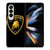 BLACK LAMBORGHINI Samsung Galaxy Z Fold 4 Case Cover