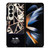 COACH NEW YORK GOLD BLACK TEXTURE Samsung Galaxy Z Fold 4 Case Cover