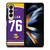 MINNESOTA VIKINGS NOLAN Samsung Galaxy Z Fold 4 Case Cover