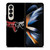 OUTLAW LOGO RED SILVER METAL Samsung Galaxy Z Fold 4 Case Cover