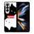 SUPREME BLACK WHITE CAT Samsung Galaxy Z Fold 4 Case Cover SUPREME BLACK WHITE CAT Samsung Galaxy Z Fold 4 Case Cover