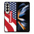 SUPREME LOGO AMERICAN FLAG Samsung Galaxy Z Fold 4 Case Cover
