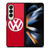 VW VOLKSWAGEN LOGO RED Samsung Galaxy Z Fold 4 Case Cover