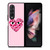 COMME DES GARCONS BAPE LOGO PINK Samsung Galaxy Z Fold 3 Case Cover