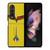 Corvette Stingray C7 Yellow Samsung Galaxy Z Fold 3 Case Cover