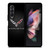 CORVETTE SYMBOLS BLACK Samsung Galaxy Z Fold 3 Case Cover