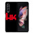 HECKLER AND KOCH Black Samsung Galaxy Z Fold 3 Case Cover