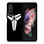 KOBE BLACK MAMBA LOGO BLACK Samsung Galaxy Z Fold 3 Case Cover