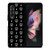 MCM WORLDWIDE ICON BLACK Samsung Galaxy Z Fold 3 Case Cover