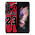 MICHAEL JORDAN 23 JERSEY ART Samsung Galaxy Z Fold 3 Case Cover