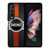 MINI COPER LOGO BLACK RED STRIPES Samsung Galaxy Z Fold 3 Case Cover
