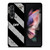 OFF WHITE LOGO STRIPE Samsung Galaxy Z Fold 3 Case Cover