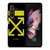 OFFWHITE LOGO YELLOW Samsung Galaxy Z Fold 3 Case Cover