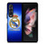 REAL MADRID LOGO BLUE LIGHT Samsung Galaxy Z Fold 3 Case Cover REAL MADRID LOGO BLUE LIGHT Samsung Galaxy Z Fold 3 Case Cover