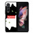 SUPREME BLACK WHITE CAT Samsung Galaxy Z Fold 3 Case Cover SUPREME BLACK WHITE CAT Samsung Galaxy Z Fold 3 Case Cover