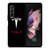 TESLA ELECTRIC CAR LOGO Samsung Galaxy Z Fold 3 Case Cover