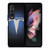 TESLA LOGO BLUE LIGHT Samsung Galaxy Z Fold 3 Case Cover