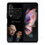 THE GENIUS ALBERT EINSTEIN QUOTE Samsung Galaxy Z Fold 3 Case Cover