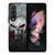 THE PUNISHER SKULL METAL Samsung Galaxy Z Fold 3 Case Cover THE PUNISHER SKULL METAL Samsung Galaxy Z Fold 3 Case Cover