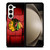 CHICAGO BLACKHAWKS FOOTBALL LOGO ICON Samsung Galaxy Z Fold 5 Case Cover